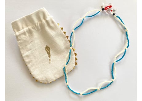 Seashell stroll / beads necklace