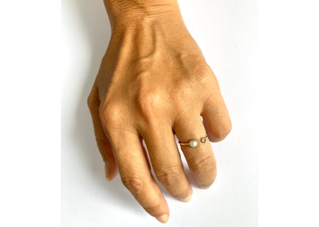 Snow White pearl Ring