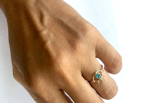 Open your eye Ring / Opal