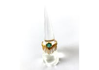 Spynx Ring   / Green quartz