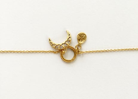 Orbit necklace / just gold
