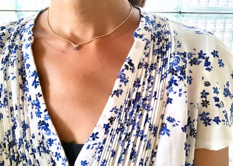 Iolite necklace