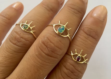 Open your eye Ring / Opal