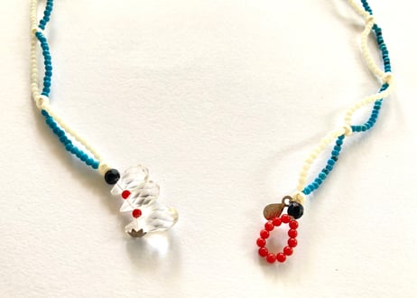 Seashell stroll / beads necklace