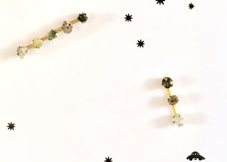 Stardust 3 rough diamonds