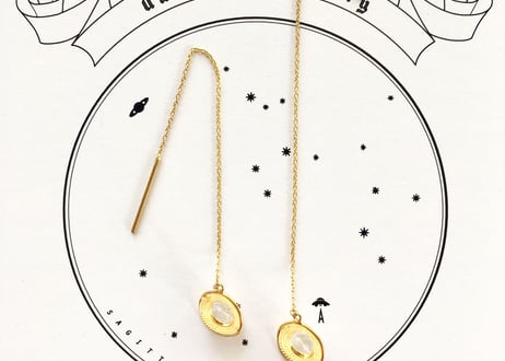 Saturn chain pierce / crystal