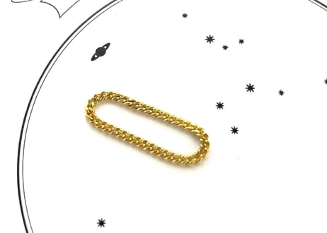 Golden Flat chain Ring