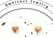 Open your heart Pierce / Rhodocrocite pink