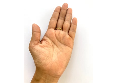 Golden Rope chain Ring
