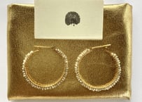 Rough Diamonds hoop L