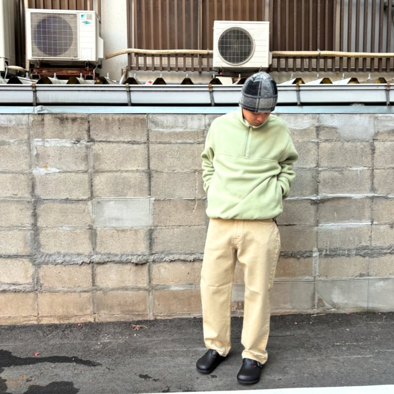 COMFORTABLE REASON WARM UP FLEECE JACKET LIME |