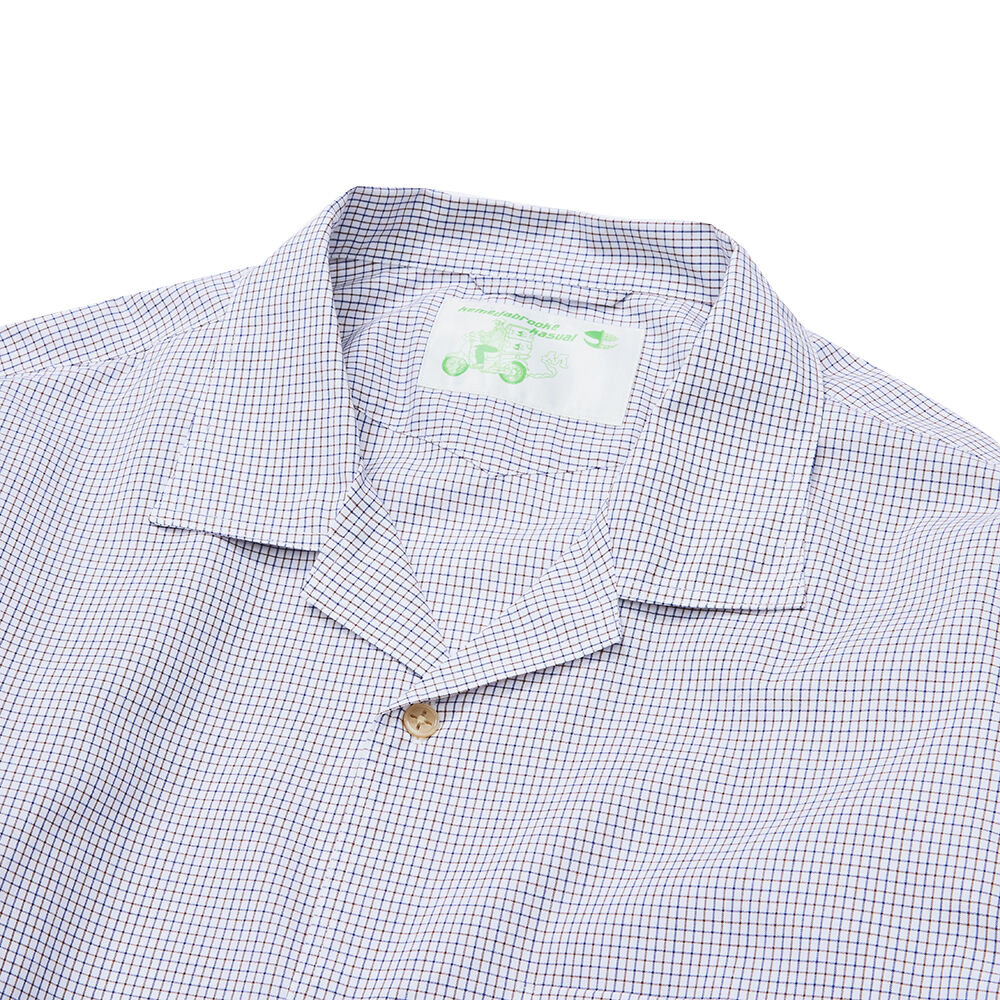 RAJABROOKE MIX SHIRT WHITE CHECK | HOME