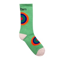 BEDLAM FLAG SOCKS GREEN