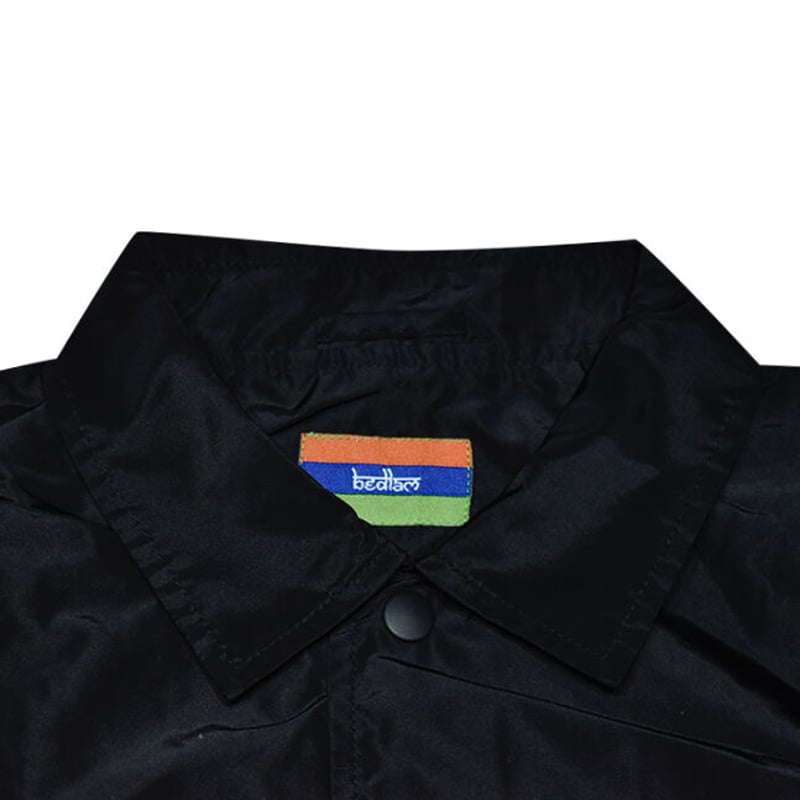 BEDLAM ASHRAM ORIGINAL COACH JACKET BLACK | HOME alwayth coach jacket