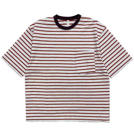 NOROLL UNEVENNESS S/S TEE ORANGE | HOME
