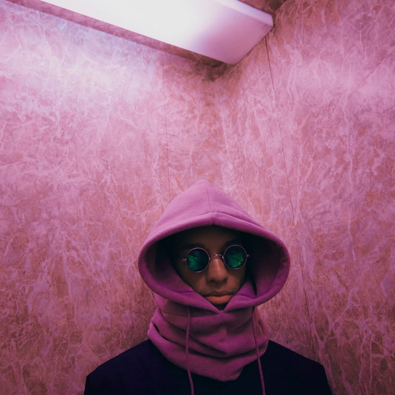 COMFORTABLE REASON FLEECE BALACLAVA BLACK/GREEN