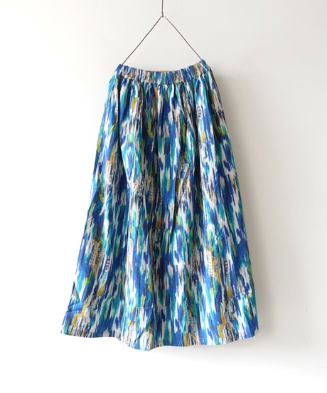 i c h i 251012 Painted Pattern Skirt / 2 COLORS