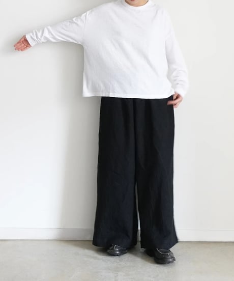 ichiAntiquités 1000963 Long Sleeve Cotton Pullover / 4 COLORS