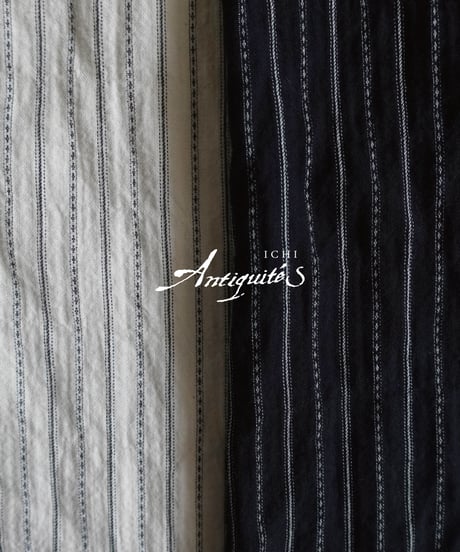 ichiAntiquités 1100609  Shirring Cotton Gather Blouse / 2 COLORS