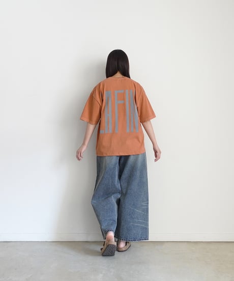 i c h i  251153  "VENDREDI / LAFIN" Pigment Over T Shirt / 2 COLORS