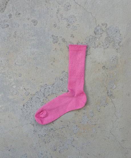 LOITER L047 Linen Color Rib Socks / 2 COLORS