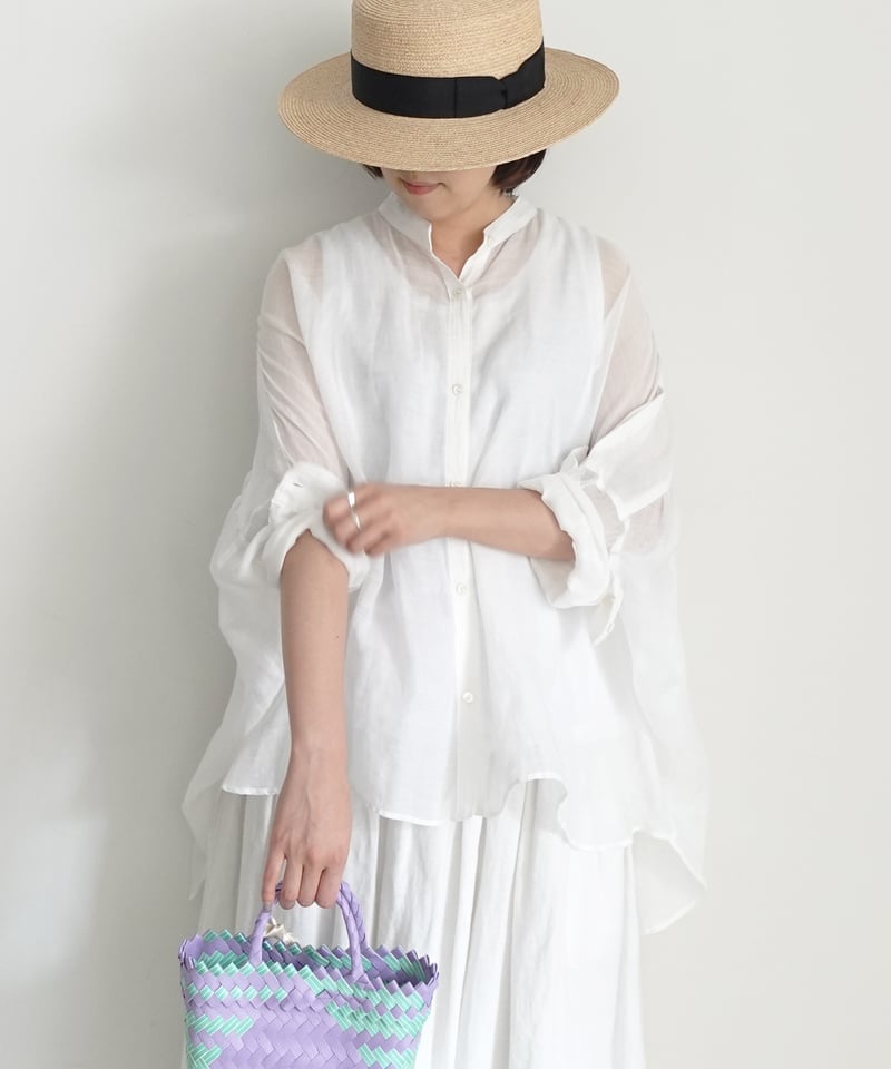 i c h i 241229 Color Linen Shirt / 5 COLORS : W