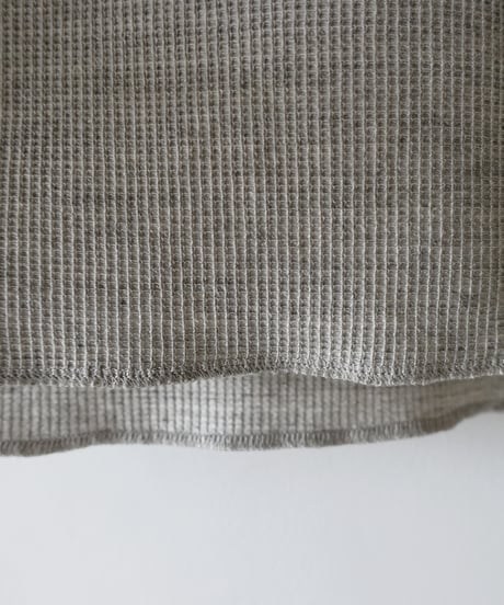 “UNDYED × Antiquités” 1000955 UNDYED Waffle Raglan Pullover / 3 COLORS