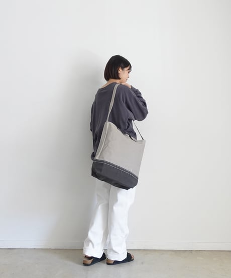 LOITER  L006  Canvas Medium Shoulder Bag / 3 COLORS ( size M )