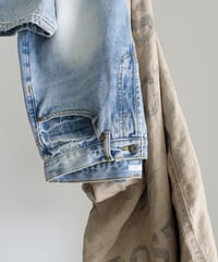 i c h i  241230 Denim Sarrouel Pants / C : SAXE BLUE・2 SIZE