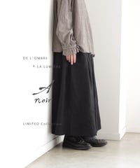 【 LIMITED COLLECTION 】Antiquités noir 800406  Linen Gather Skirt / 3 COLORS