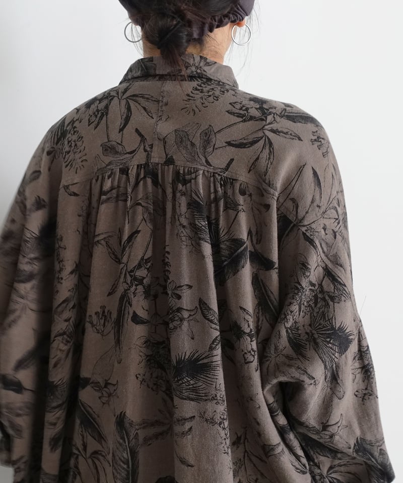 ichiAntiquités 1101123 Rayon Linen Botanical Pr
