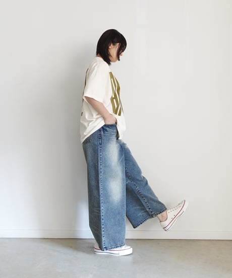 i c h i  251059  "AMORE / MIO!" Pigment Over T Shirt / 2 COLORS