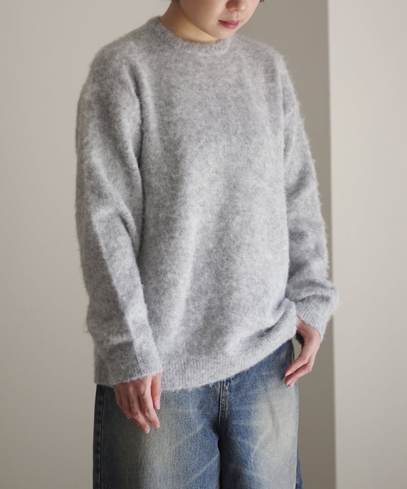 i c h i 250552 Shaggy Knit Pullover / 2 COLORS