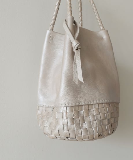 KYUCA  KY0345  Leather Small Basket / 4 COLORS ( size S )