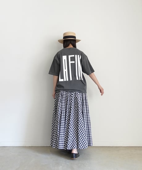 i c h i  251153  "VENDREDI / LAFIN" Pigment Over T Shirt / 2 COLORS