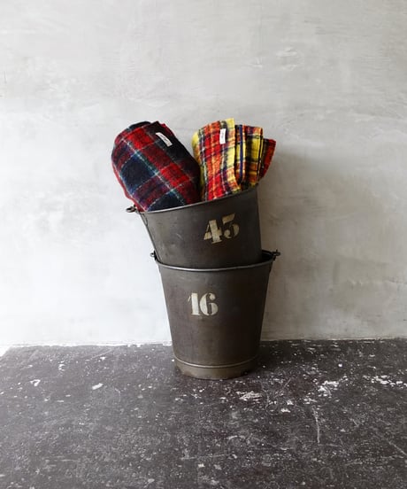 ichiAntiquités 1000340 Wool Shaggy Tartan Stole / 2 COLORS