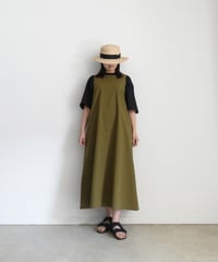 i c h i  251037 Ripstop Cotton Sleeveless Dress / 2 COLORS
