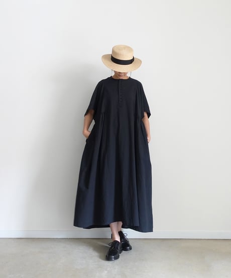 ichi Antiquités 1101105 Cotton Linen Atelier Dress / 2 COLORS