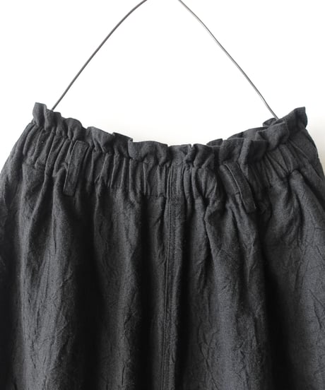ichiAntiquités 801134  Vintage Linen Relax Pants / C : BLACK
