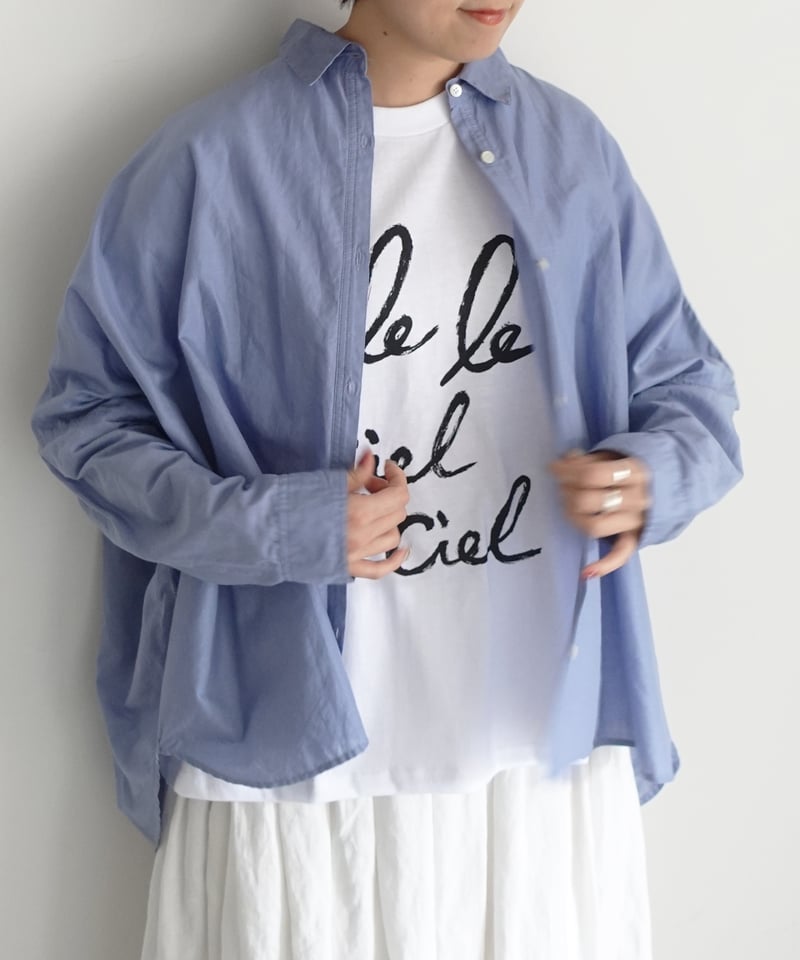 ICHI壱 i c h i 241118 Cotton Dolman Sleeve Shirt / 7 C