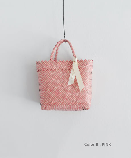 KYUCA  KY0342  Color Plastic Marché Basket / 4 COLORS ( size XS )