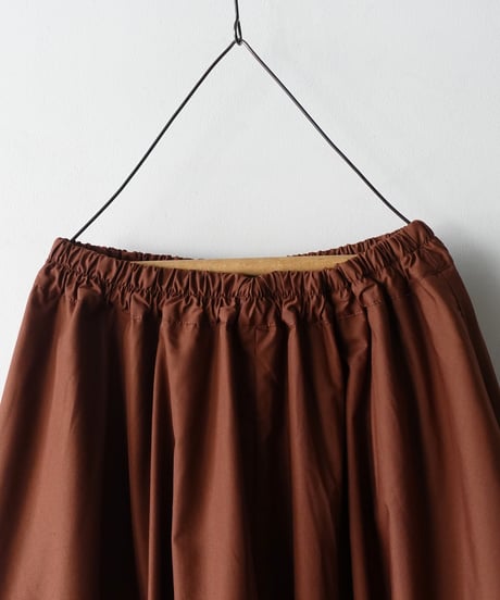 i c h i  250424  Cotton Balloon Skirt / 2 COLORS
