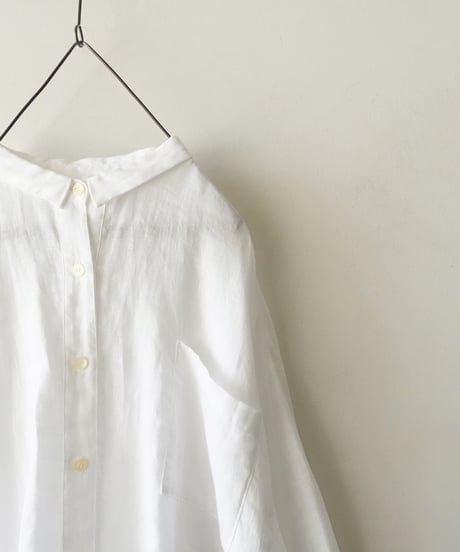 i c h i 251209 Relax Linen Shirt / 5 COLORS : WHITE・YELLOW・PINK