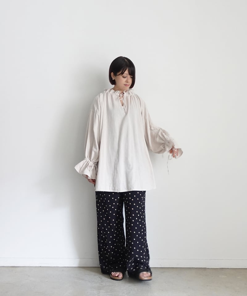 i c h i 241040 Organic Cotton Over Blouse / 2