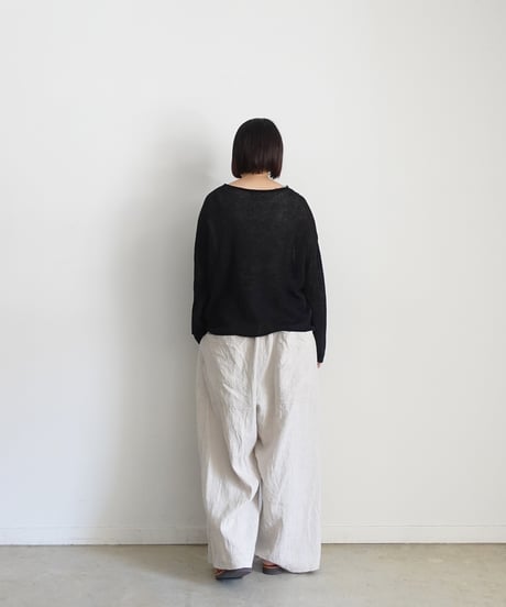 ichiAntiquités  801134  Vintage Linen Relax Pants / B : NATURAL