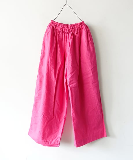 ichiAntiquités 1100603 Linen Cotton Relax Pants / 3 COLORS