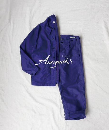 "LE TRAVAILLEUR GALLICE×Antiquités" MJ003 : French Moleskin Work Jacket "LA VESTE"