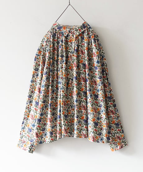 ichiAntiquités 1001109 LIBERTY Cotton Flower Shirt / 2 COLORS