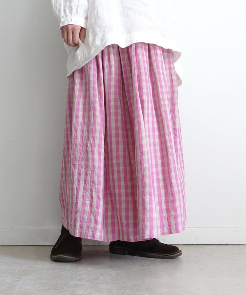 ichiAntiquités 1000907 Linen Cotton Gingham Che