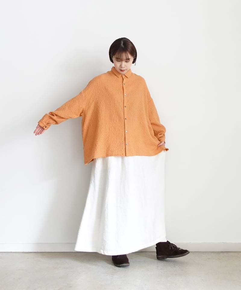 hamham様 ご確認用ページ ichiAntiquités 1100307 Cotton Wool Gingham Shir